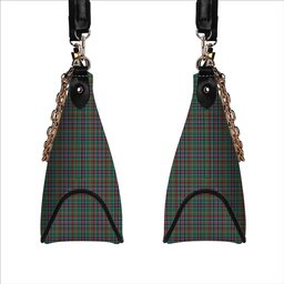 ScotsTee Shop Scottish Hunter Old Ancient Tartan Handbag Women's Shoulder Bag With Chain