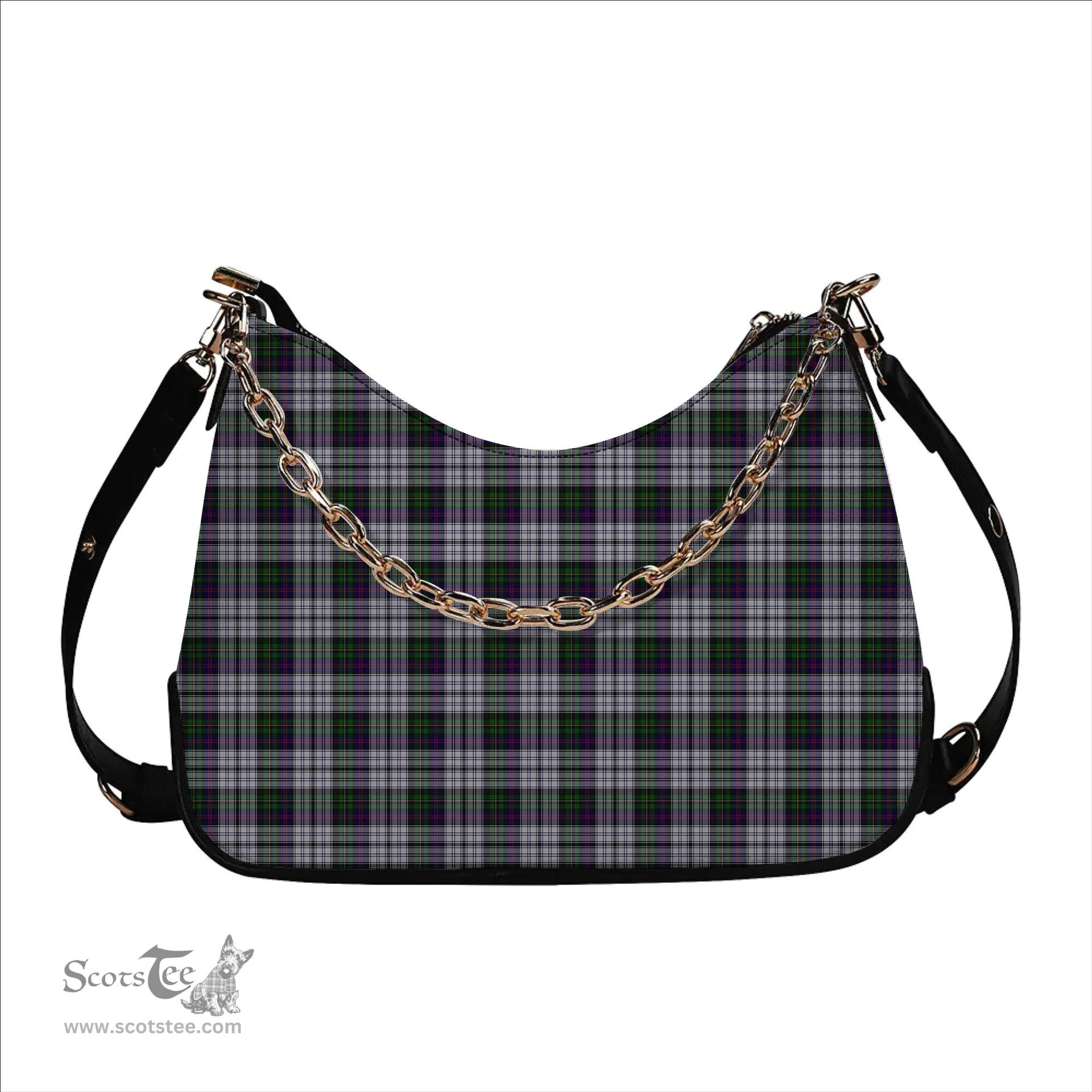 ScotsTee Shop Scottish Malcolm Dress Lochcarron 2005 Tartan Handbag Women's Shoulder Bag With Chain