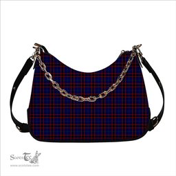 ScotsTee Shop Scottish Wedderburn Tartan Handbag Women's Shoulder Bag With Chain