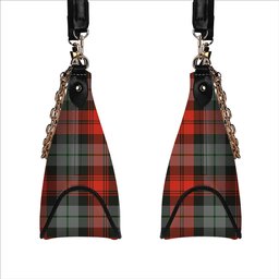 ScotsTee Shop Scottish MacLachlan Weathered Tartan Handbag Women's Shoulder Bag With Chain