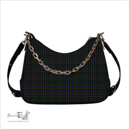 ScotsTee Shop Scottish Murray of Atholl Modern Tartan Handbag Women's Shoulder Bag With Chain