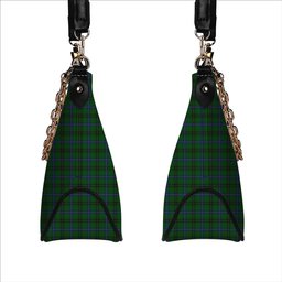 ScotsTee Shop Scottish Henderson Tartan Handbag Women's Shoulder Bag With Chain