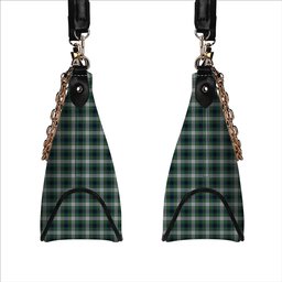 ScotsTee Shop Scottish Johnston Dress Modern Tartan Handbag Women's Shoulder Bag With Chain