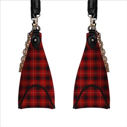 ScotsTee Shop Scottish McIver Modern Tartan Handbag Women's Shoulder Bag With Chain