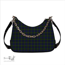 ScotsTee Shop Scottish Murray 1816 2 Tartan Handbag Women's Shoulder Bag With Chain