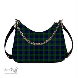 ScotsTee Shop Scottish MacCallum Modern SC Tartan Handbag Women's Shoulder Bag With Chain