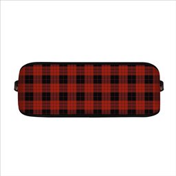ScotsTee Shop Scottish MacLeod Black and Red Ancient Tartan Handbag Women's Shoulder Bag With Chain