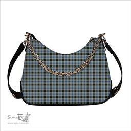 ScotsTee Shop Scottish Henderson Dress Tartan Handbag Women's Shoulder Bag With Chain