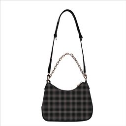 ScotsTee Shop Scottish Moffat Modern Tartan Handbag Women's Shoulder Bag With Chain