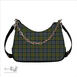 ScotsTee Shop Scottish MacDonald of Clan Ranald Ancient Tartan Handbag Women's Shoulder Bag With Chain