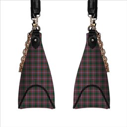 ScotsTee Shop Scottish McFarland Hunting Modern Tartan Handbag Women's Shoulder Bag With Chain