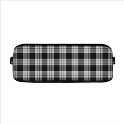 ScotsTee Shop Scottish McFarlane Black White Tartan Handbag Women's Shoulder Bag With Chain
