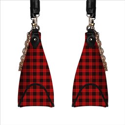 ScotsTee Shop Scottish McLeod of Raasay Modern Tartan Handbag Women's Shoulder Bag With Chain