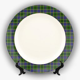 ScotsTee Shop Scottish Turnbull of Thornton Ceramic Tartan Plate