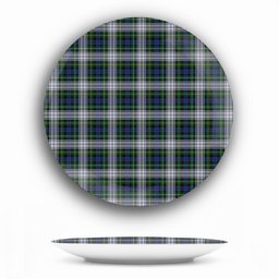 ScotsTee Shop Scottish Campbell of Lochnell Dress Ceramic Tartan Plate