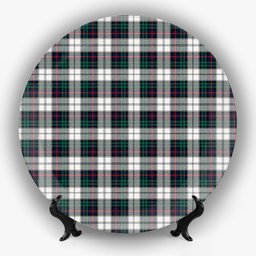 ScotsTee Shop Scottish Campbell of Cawdor Dress Modern Ceramic Tartan Plate
