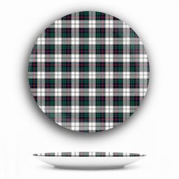 ScotsTee Shop Scottish Campbell of Cawdor Dress Modern Ceramic Tartan Plate