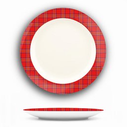 ScotsTee Shop Scottish Burnett of Leys Modern Ceramic Tartan Plate