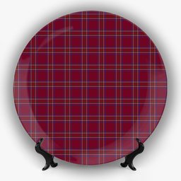 ScotsTee Shop Scottish Burnett of Leys Hunting Ceramic Tartan Plate