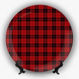 ScotsTee Shop Scottish Campbell of Armaddie Ceramic Tartan Plate