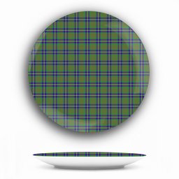 ScotsTee Shop Scottish Cameron of Lochiel Hunting Ceramic Tartan Plate