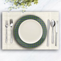 ScotsTee Shop Scottish Cameron of Lochiel Hunting Ceramic Tartan Plate