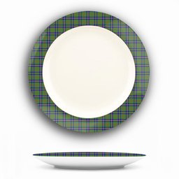 ScotsTee Shop Scottish Cameron of Lochiel Hunting Ceramic Tartan Plate