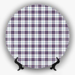ScotsTee Shop Scottish Alexander of Menstry Dress Ancient Ceramic Tartan Plate