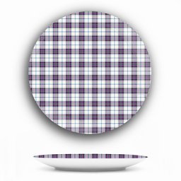 ScotsTee Shop Scottish Alexander of Menstry Dress Ancient Ceramic Tartan Plate