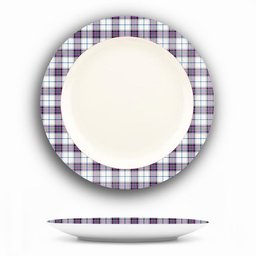 ScotsTee Shop Scottish Alexander of Menstry Dress Ancient Ceramic Tartan Plate