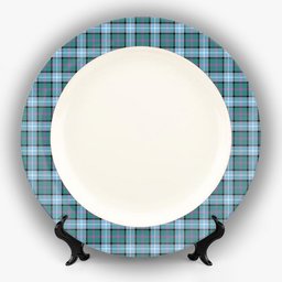 ScotsTee Shop Scottish Alexander of Menstry Hunting Ancient Ceramic Tartan Plate