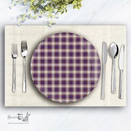 ScotsTee Shop Scottish Bruce of Kinnaird Dress (Dance) Ceramic Tartan Plate