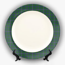 ScotsTee Shop Scottish Baillie of Lamington Modern Clan Ceramic Tartan Plate