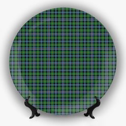 ScotsTee Shop Scottish Baillie of Lamington Ancient Clan Ceramic Tartan Plate