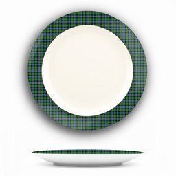 ScotsTee Shop Scottish Baillie of Lamington Ancient Clan Ceramic Tartan Plate