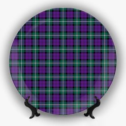 ScotsTee Shop Scottish Baillie Highland Society Modern Ceramic Tartan Plate
