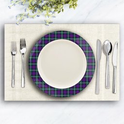 ScotsTee Shop Scottish Baillie Highland Society Modern Ceramic Tartan Plate
