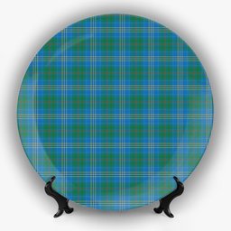 ScotsTee Shop Scottish Burns of California Ancient Ceramic Tartan Plate