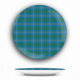 ScotsTee Shop Scottish Burns of California Ancient Ceramic Tartan Plate