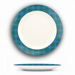 ScotsTee Shop Scottish Burns of California Ancient Ceramic Tartan Plate