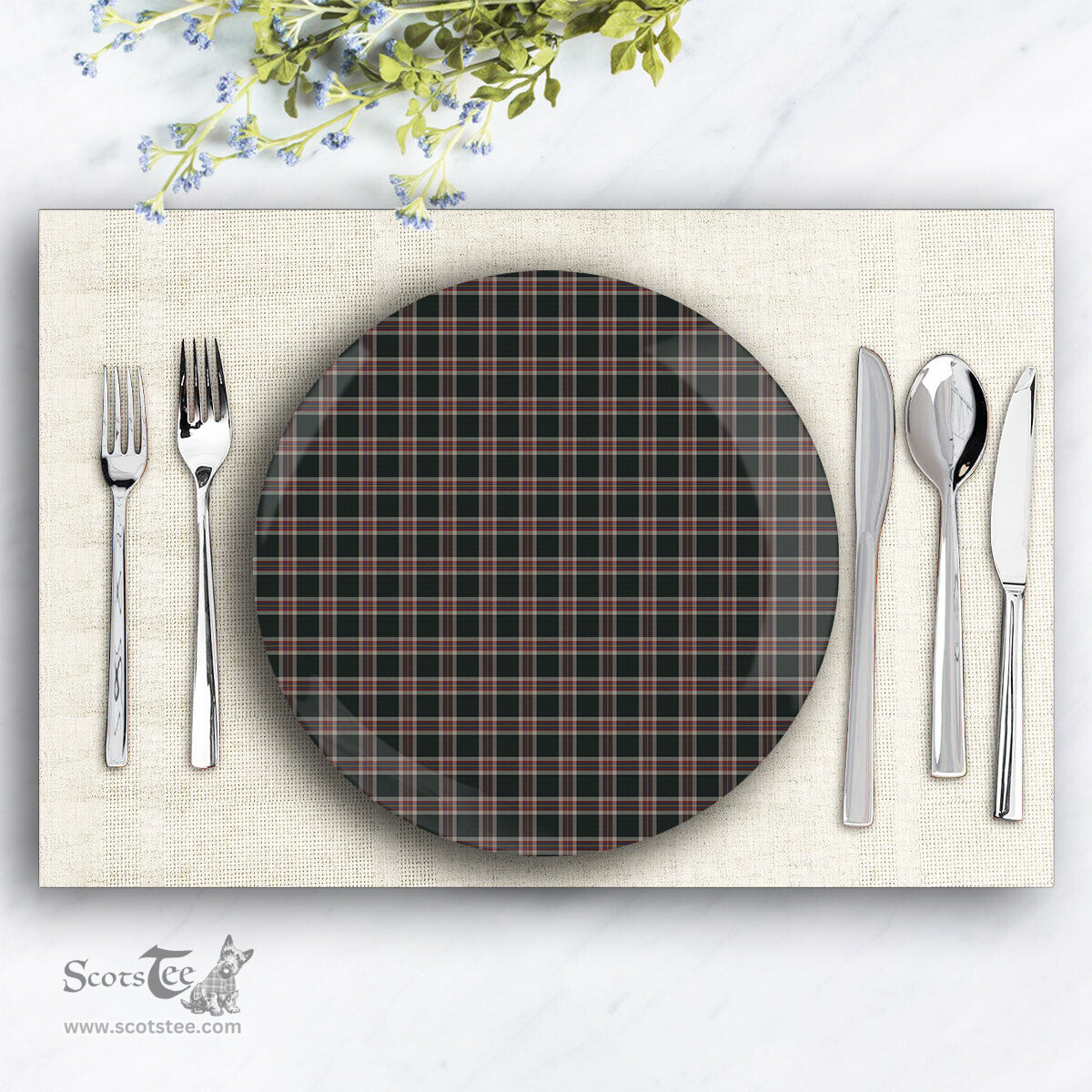 ScotsTee Shop Scottish Christie (London) Hunting Ceramic Tartan Plate