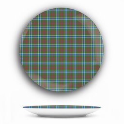 ScotsTee Shop Scottish Currie of Arran Modern Clan Ceramic Tartan Plate