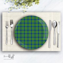 ScotsTee Shop Scottish Campbell of Breadalbane Ancient Ceramic Tartan Plate