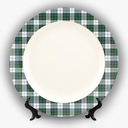 ScotsTee Shop Scottish Campbell of Cawdor Dress Ancient Ceramic Tartan Plate