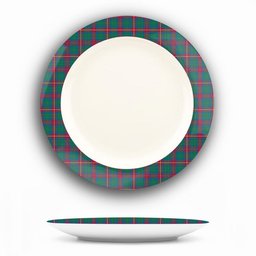 ScotsTee Shop Scottish Cairns of Finavon Ancient Ceramic Tartan Plate