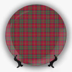 ScotsTee Shop Scottish Donald of Glencoe Modern Ceramic Tartan Plate
