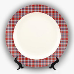 ScotsTee Shop Scottish Drummond of Perth Dress 2 Ceramic Tartan Plate