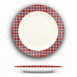 ScotsTee Shop Scottish Drummond of Perth Dress 2 Ceramic Tartan Plate
