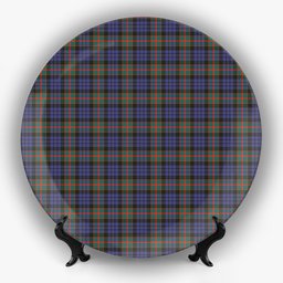 ScotsTee Shop Scottish Fletcher of Dunans SC Ceramic Tartan Plate