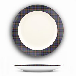 ScotsTee Shop Scottish Fletcher of Dunans SC Ceramic Tartan Plate